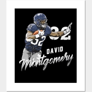 David Montgomery Chicago Team Posters and Art